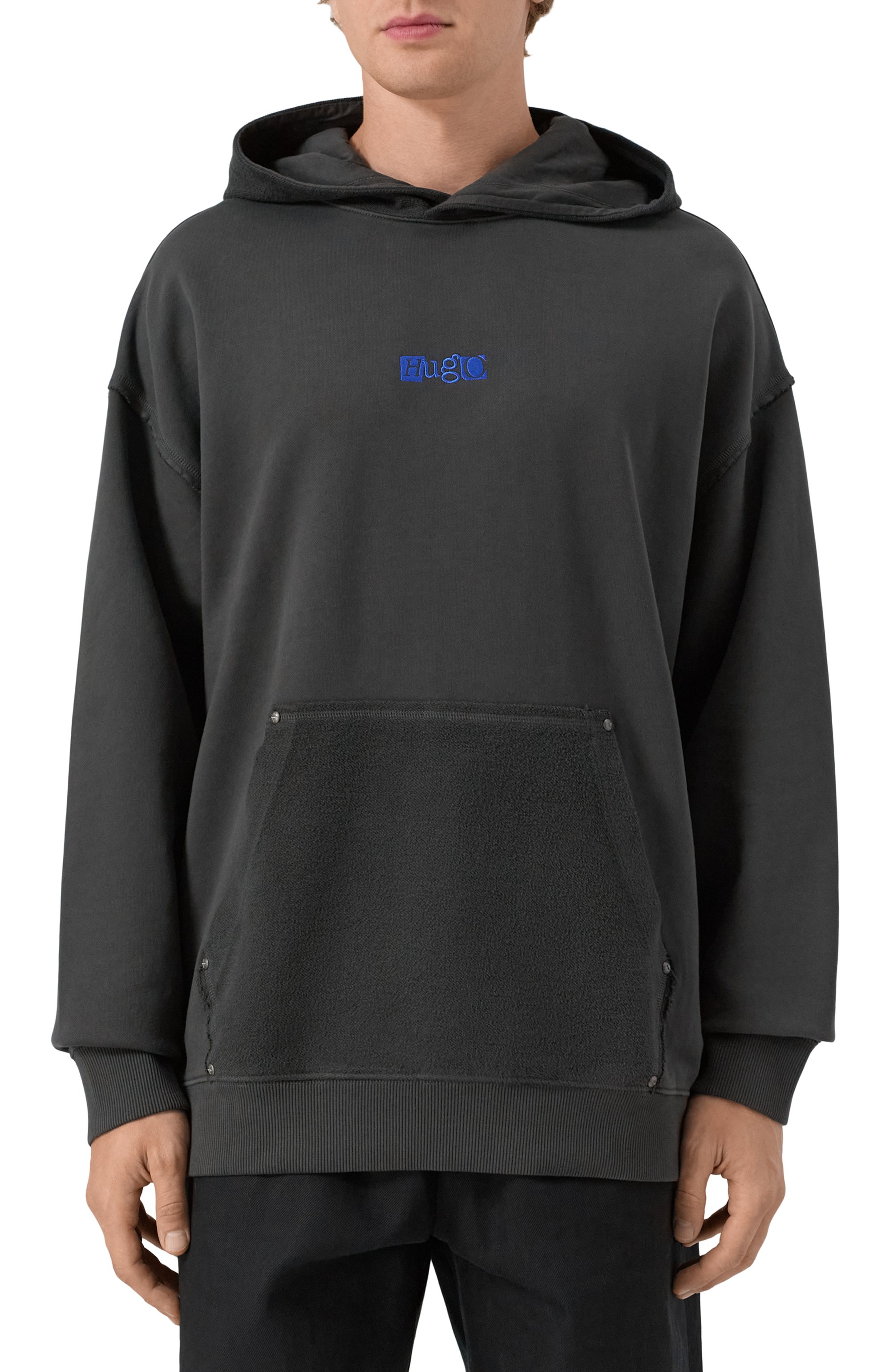 Хлопковое худи HUGO BLUE, арт. 50542799, фото 3