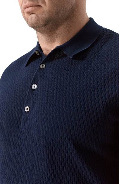 Хлопковое поло CORTIGIANI, арт. 4AS121, фото 5