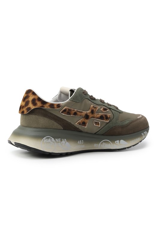 Комбинированные кроссовки Lauryn Premiata LAURYN/VAR 7790 Хаки  LAURYN/VAR 7790 Фото 5