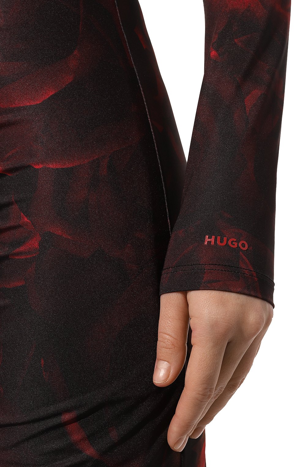 Платье HUGO красного цвета по цене 18900 руб., арт. 50498598, фото 5 Платье HUGO, арт. 50498598, фото 5