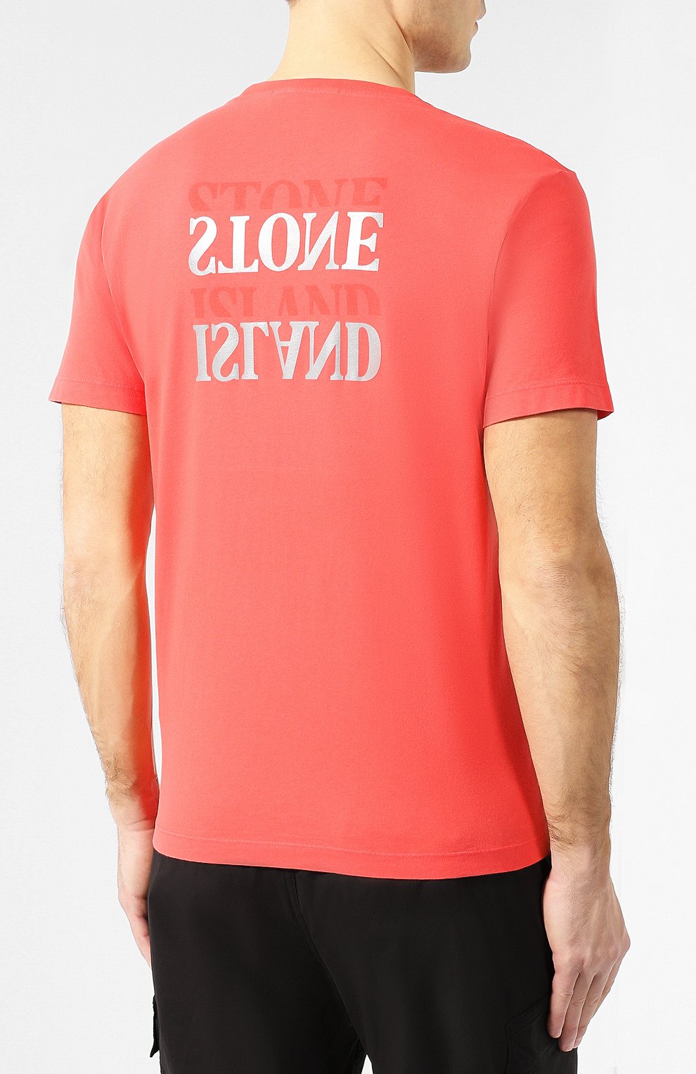Хлопковая футболка  STONE ISLAND, арт. 70152NS89, фото 4