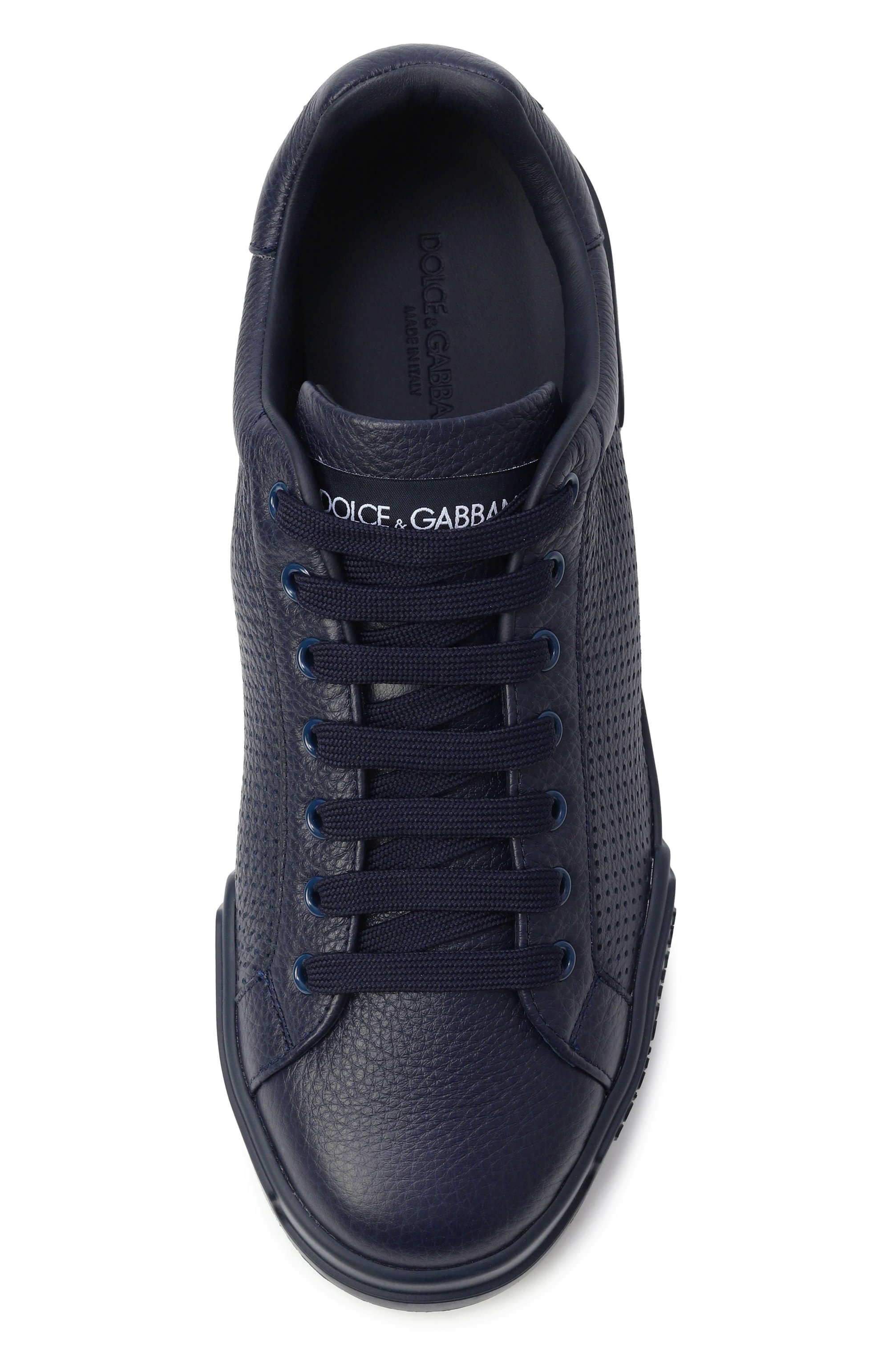 Кожаные кеды portofino light strobel DOLCE & GABBANA, арт. CS2354/AG093, фото 6