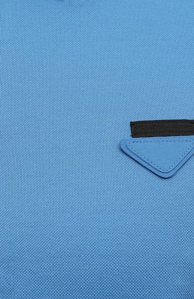 Хлопковое поло PRADA, арт. UJN766-1ZP5-F0013-212, фото 5