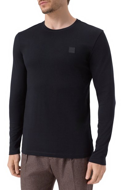 Хлопковый лонгслив BOSS ORANGE, арт. 50512111, фото 3