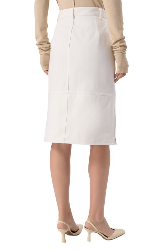 Джинсовая юбка Jil Sander J03MA0235/J46463 Белый  J03MA0235/J46463 Фото 4