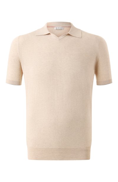 Мужская хлопковое поло BRUNELLO CUCINELLI, арт. M29800145
