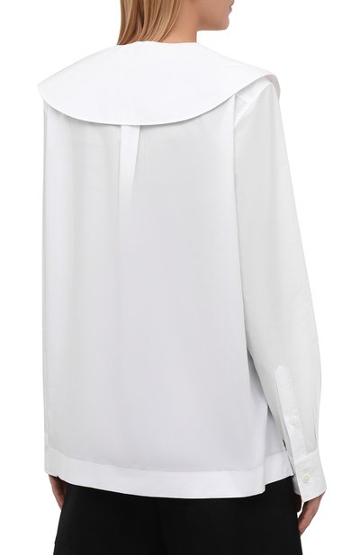 Хлопковая блузка JW ANDERSON, арт. SH0124 PG0587, фото 4