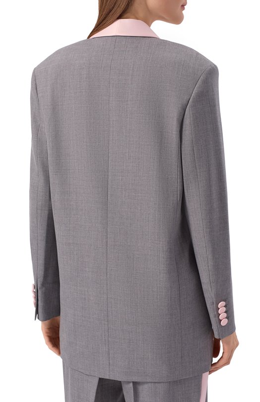 Шерстяной жакет Moschino V0505/0522 Серый  V0505/0522 Фото 4