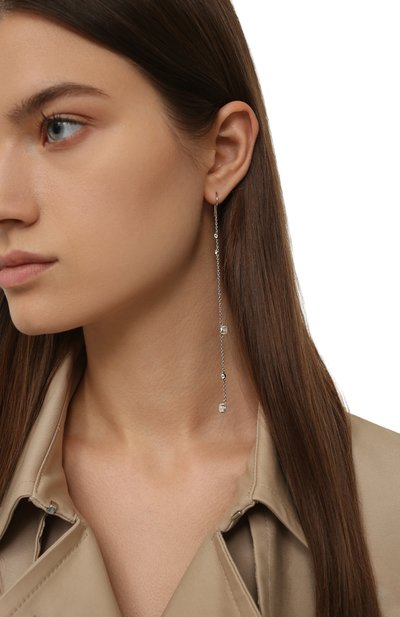 Серьги-цепочки с лунными камнями и топазами MOONKA, арт. wt-her-mns, фото 2