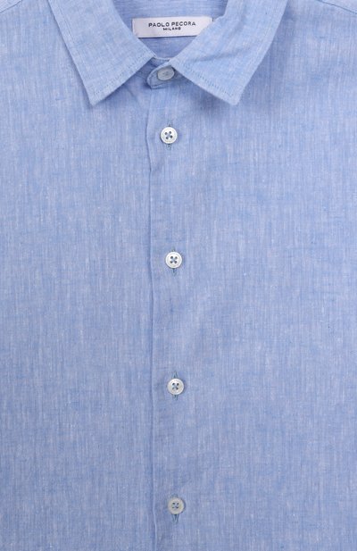 Рубашка изо льна и вискозы PAOLO PECORA MILANO, арт. PP4042/14A-16A, фото 3