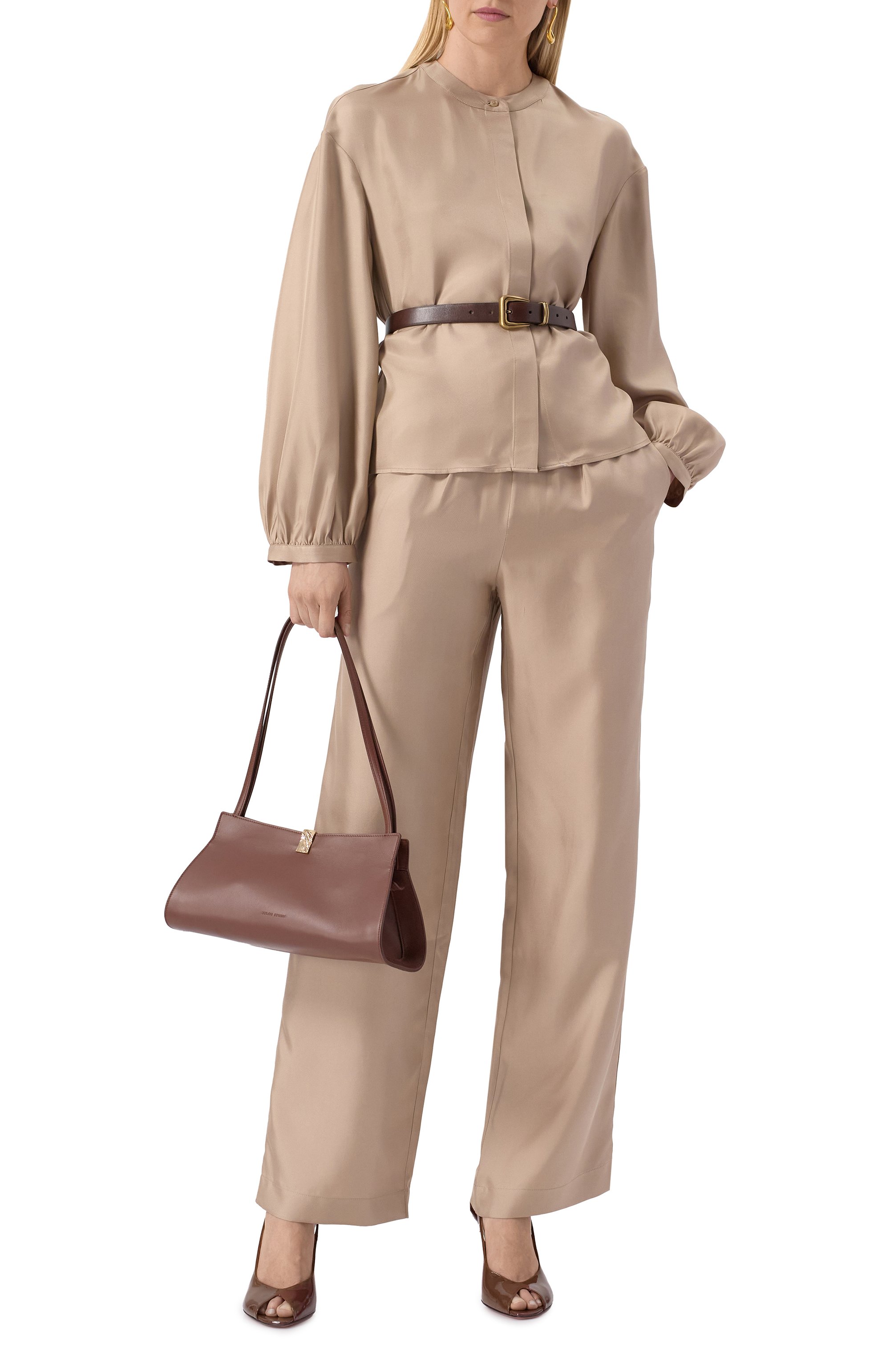 Атласная блузка LOULOU DE SAISON, арт. LEA, фото 2