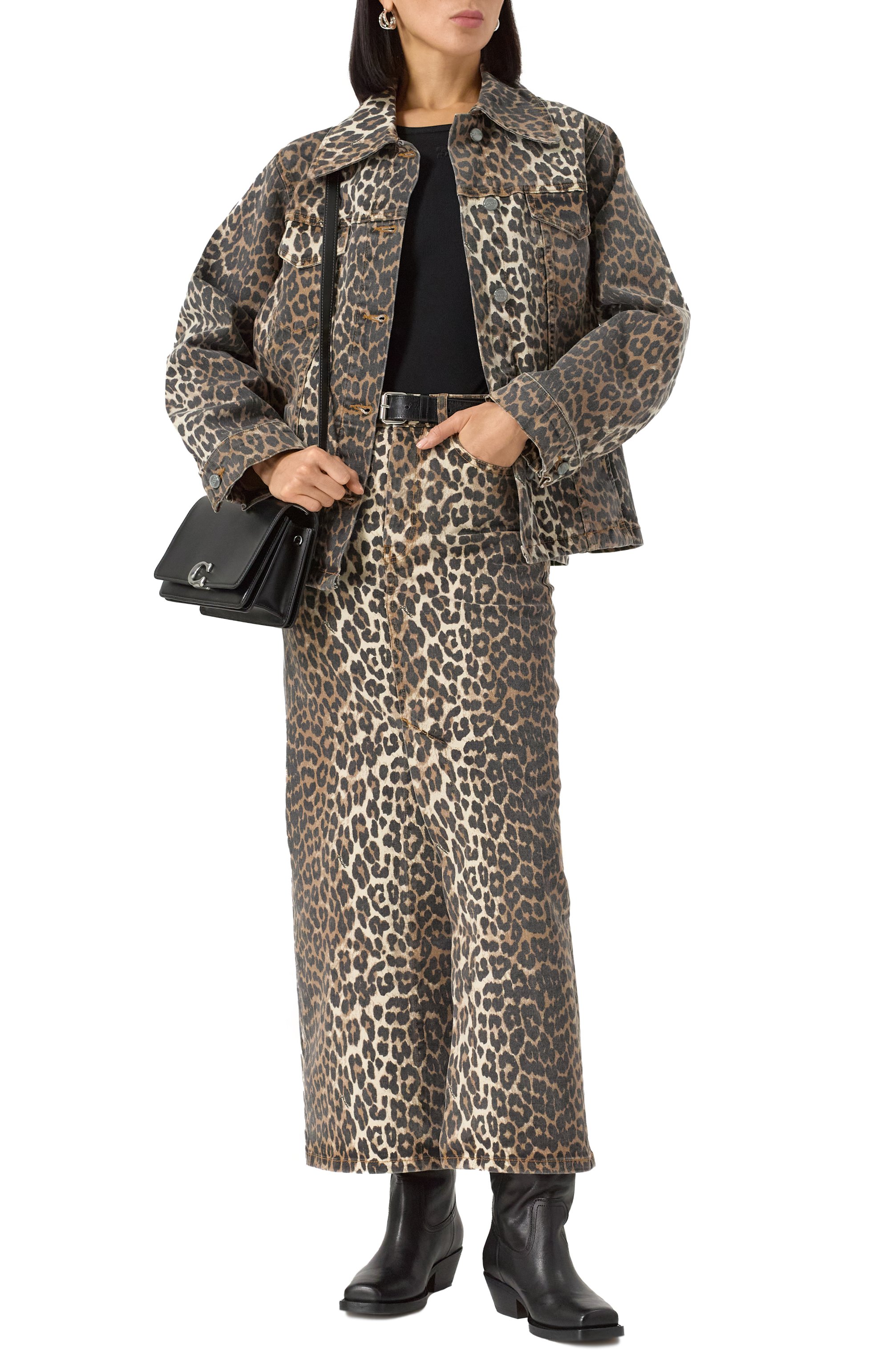 Джинсовая юбка GANNI, арт. J1445, фото 2