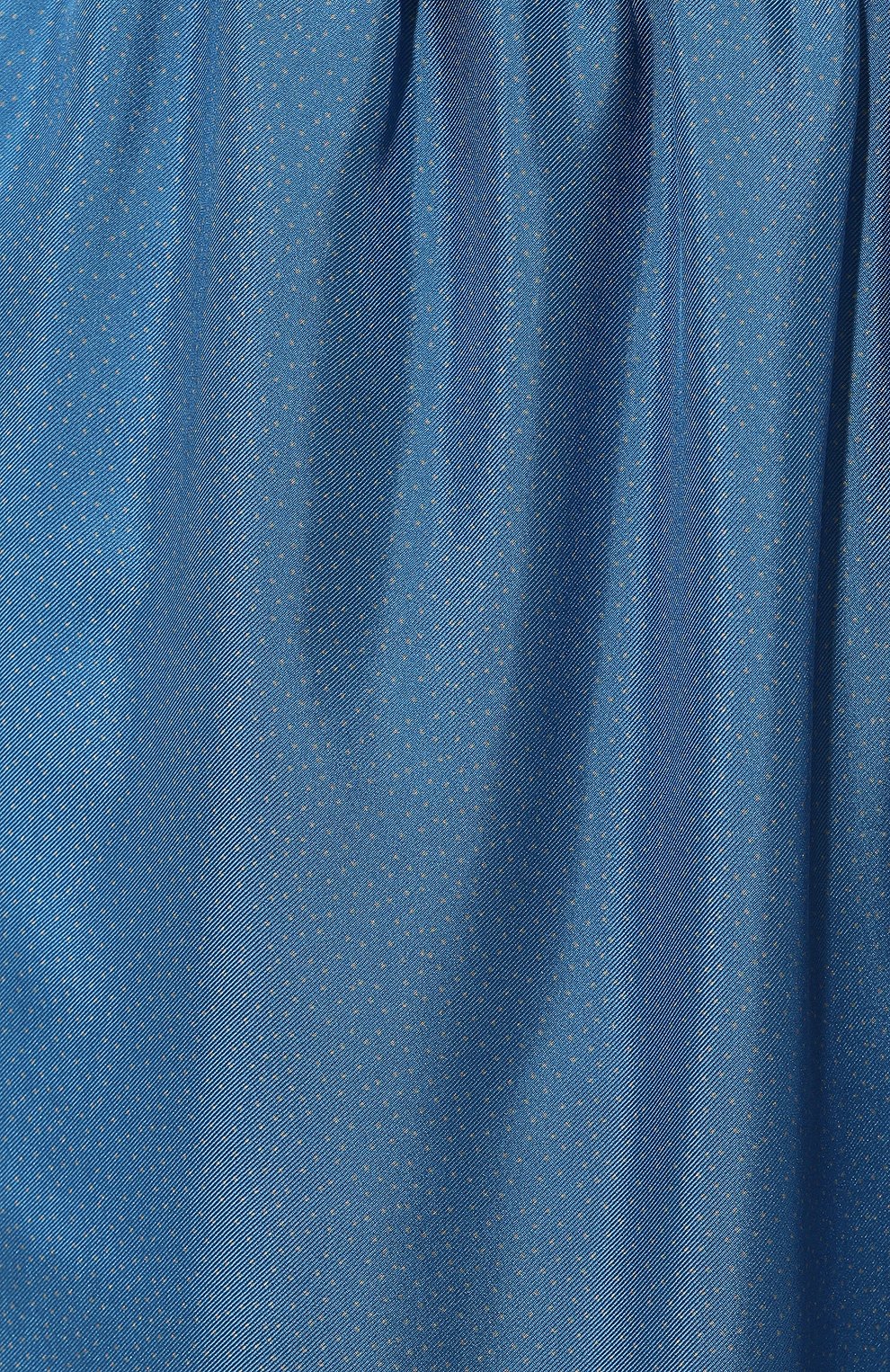 Шелковые брюки AKHMADULLINA голубого цвета по цене 99900 руб., арт. 1225.3B601/S410, фото 5 Шелковые брюки AKHMADULLINA, арт. 1225.3B601/S410, фото 5