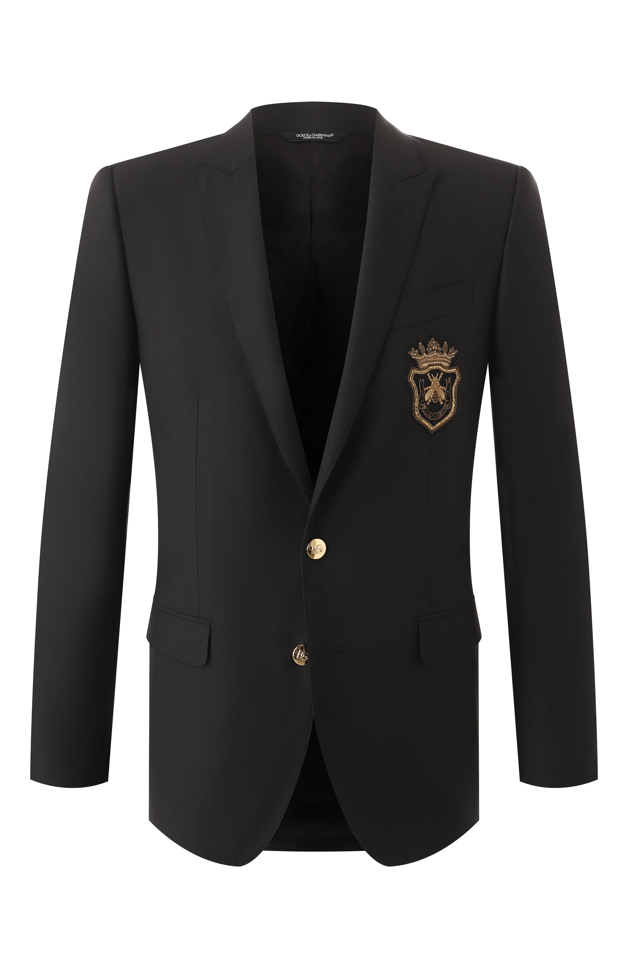 Пиджак из шерсти и шелка DOLCE & GABBANA, арт. G2LK0Z/FU3H1, фото 1