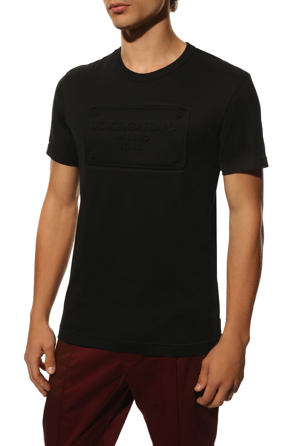 Хлопковая футболка DOLCE & GABBANA, арт. G8KBAZ/G7C7U, фото 3