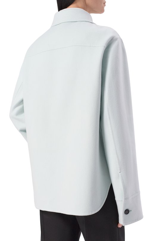 Кашемировая куртка Jil Sander J04BN0112/J35001 Голубой  J04BN0112/J35001 Фото 4