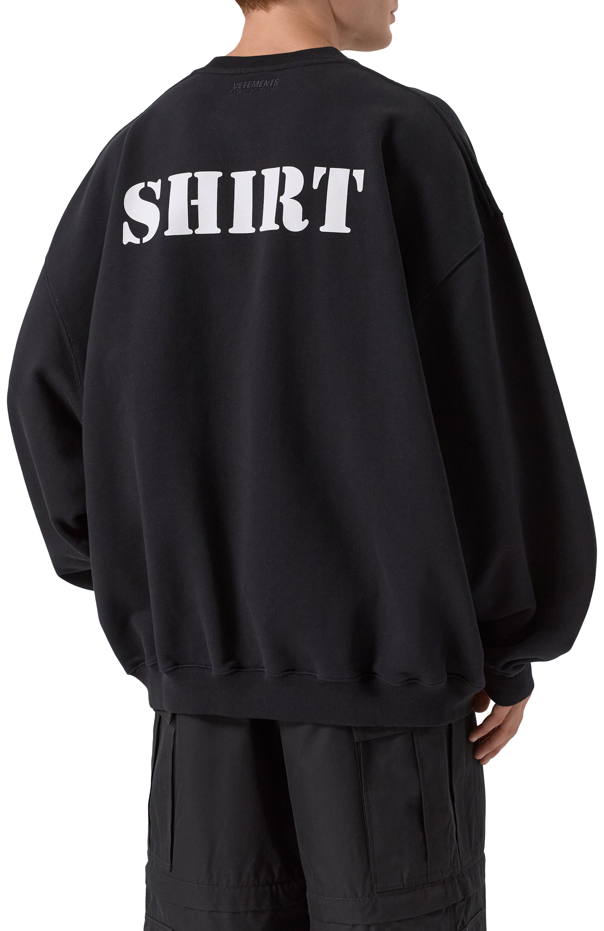 Хлопковый свитшот VETEMENTS, арт. UE54CW140B/1302 M0LLET0N, фото 4