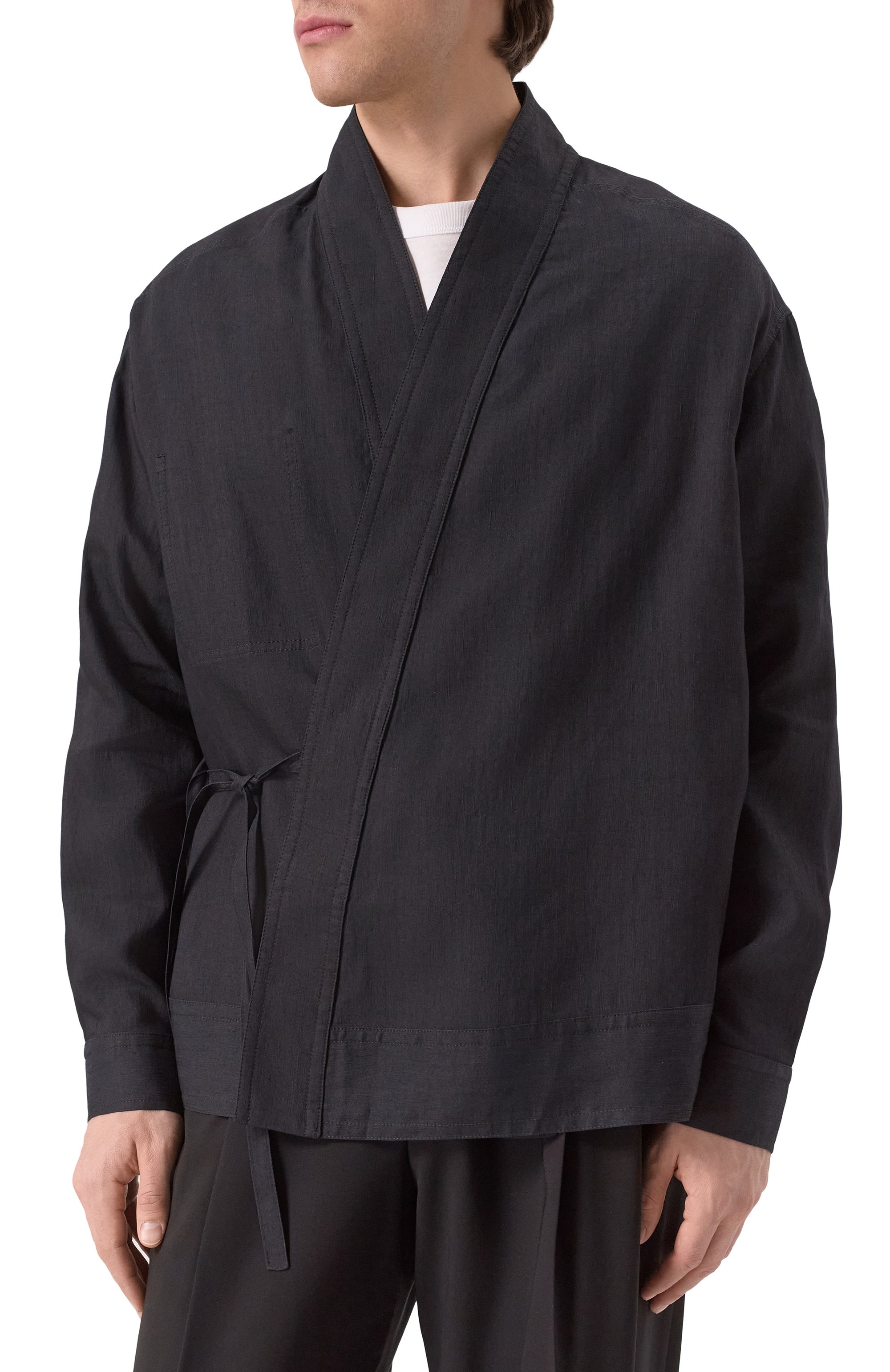 Рубашка изо льна и вискозы MORDECAI, арт. 25E96MXR24W2, фото 3