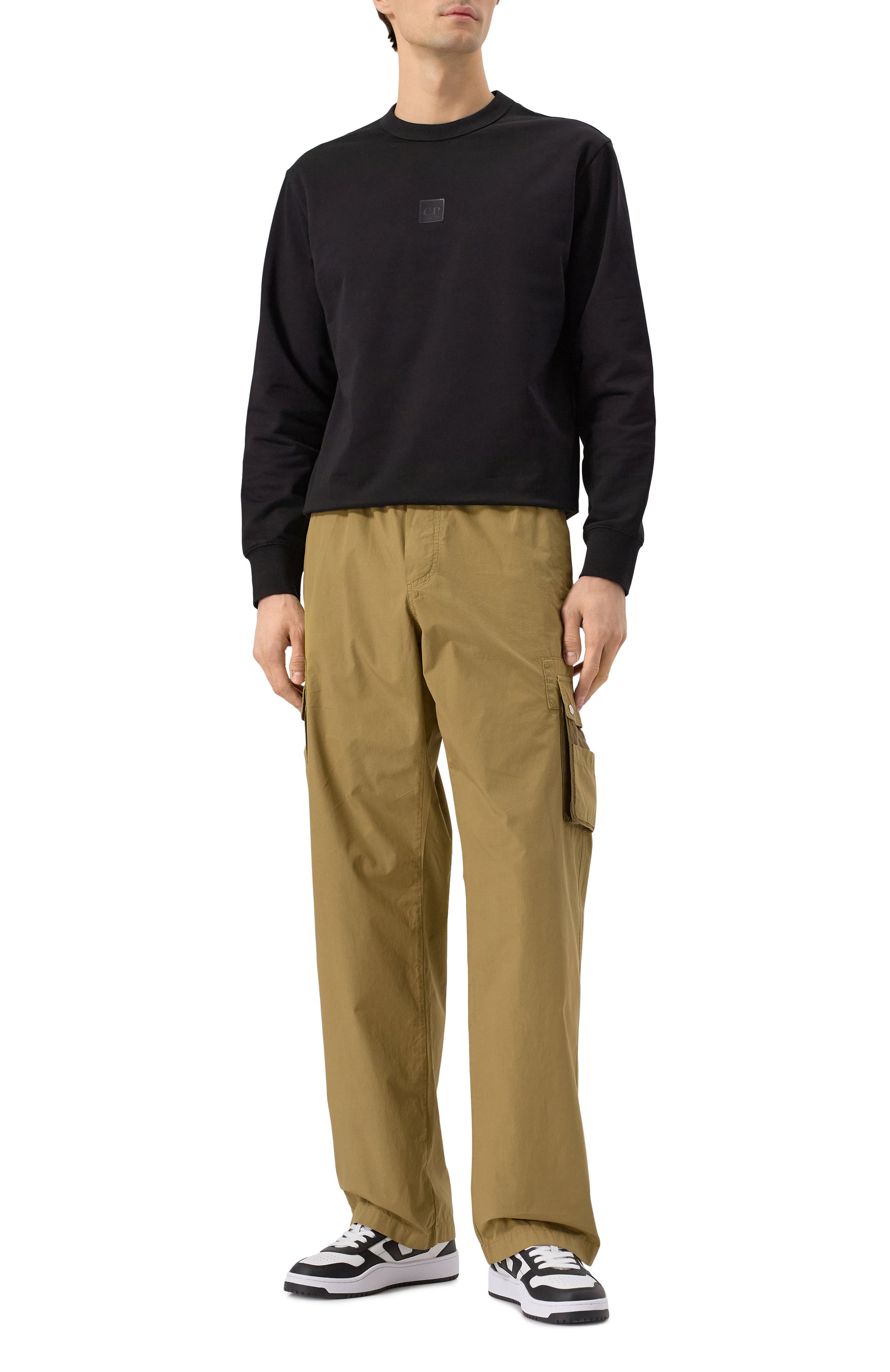 Хлопковый свитшот C.P. COMPANY, арт. 18CLSS032A006452W, фото 2