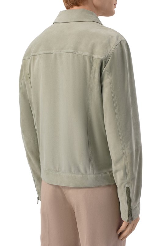 Замшевая куртка MVST M26.2PM.L001/L010 SUEDE Зелёный  M26.2PM.L001/L010 SUEDE Фото 4