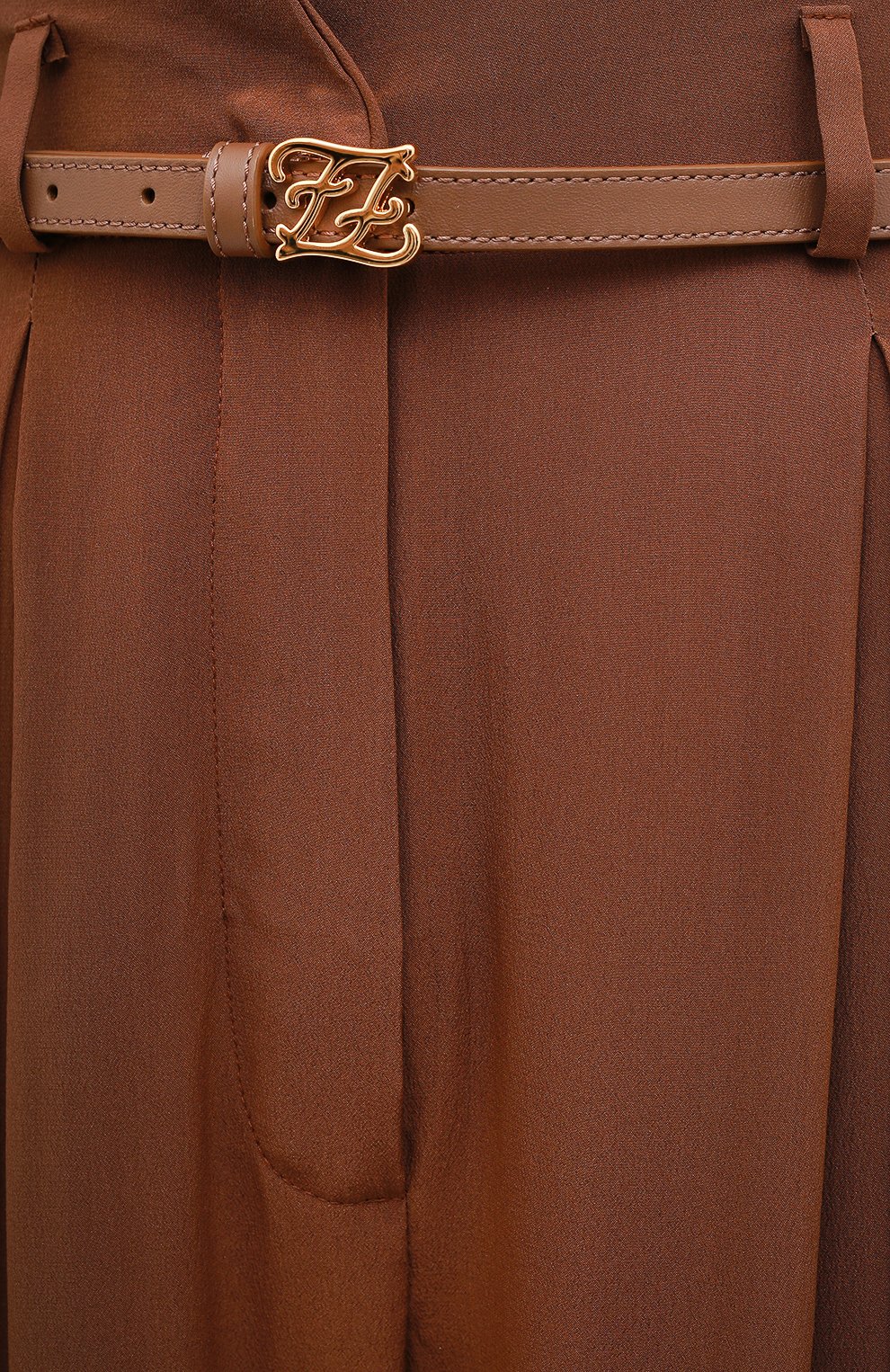 Шелковые брюки FENDI, арт. FR6233 02R, фото 5
