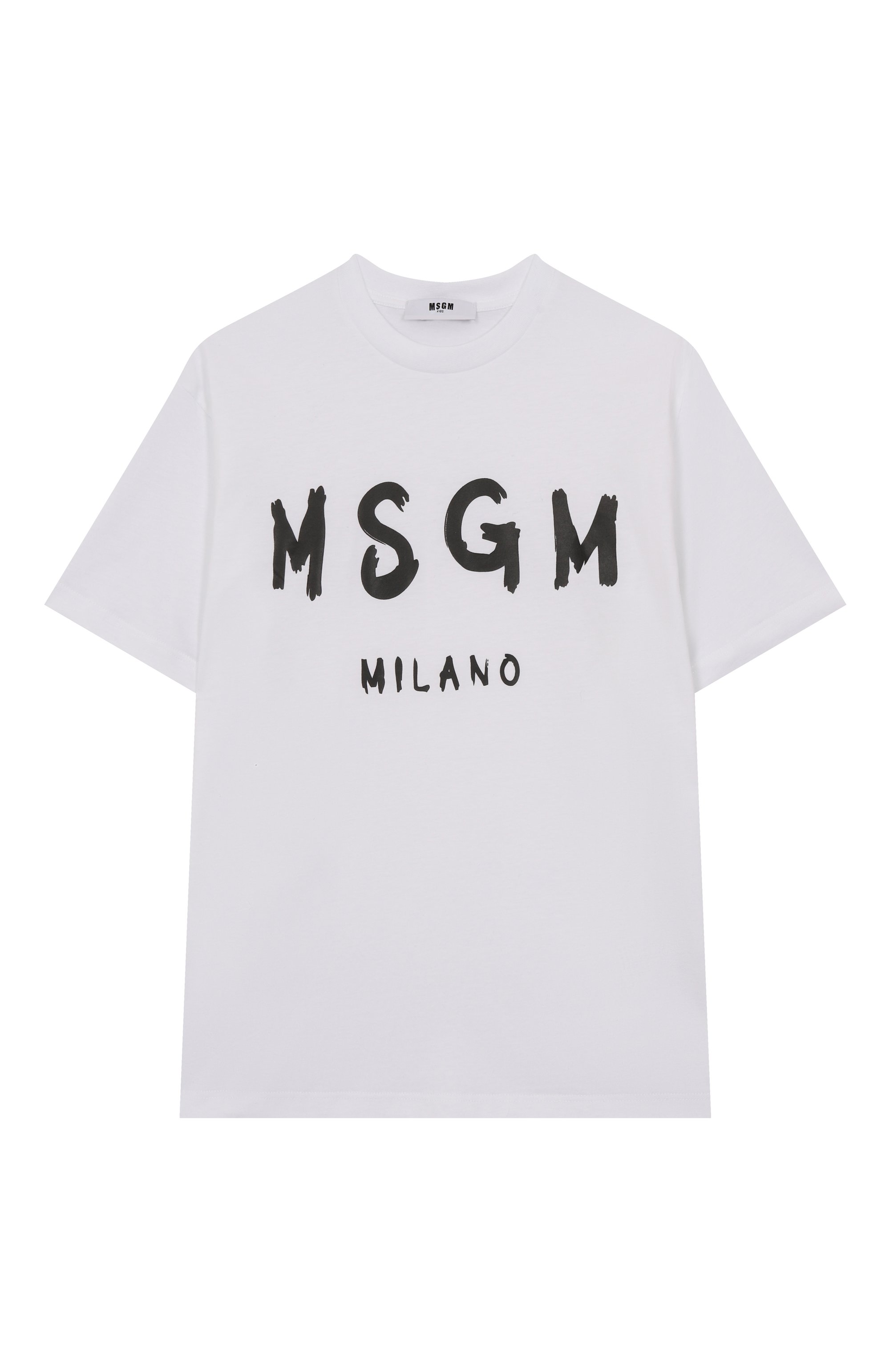 Хлопковая футболка MSGM KIDS, арт. F5MSJUTH007, фото 1