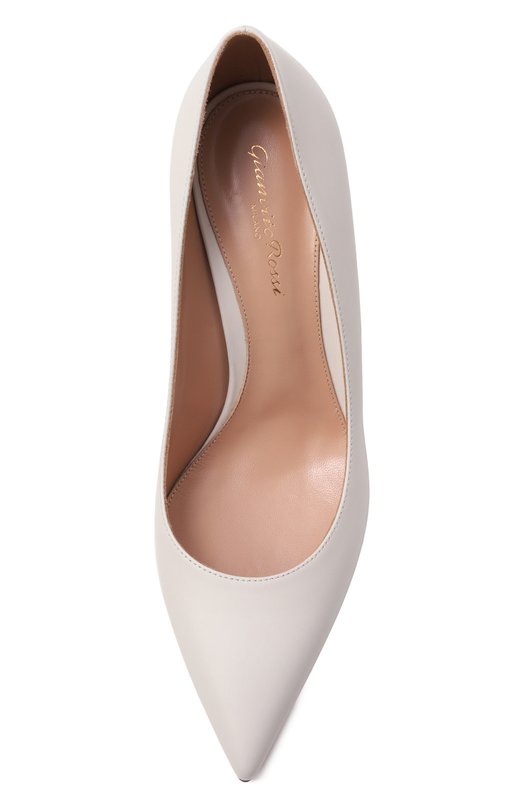 Кожаные туфли Gianvito 70 Gianvito Rossi G26770.70RIC.VITBIAN Белый  G26770.70RIC.VITBIAN Фото 6