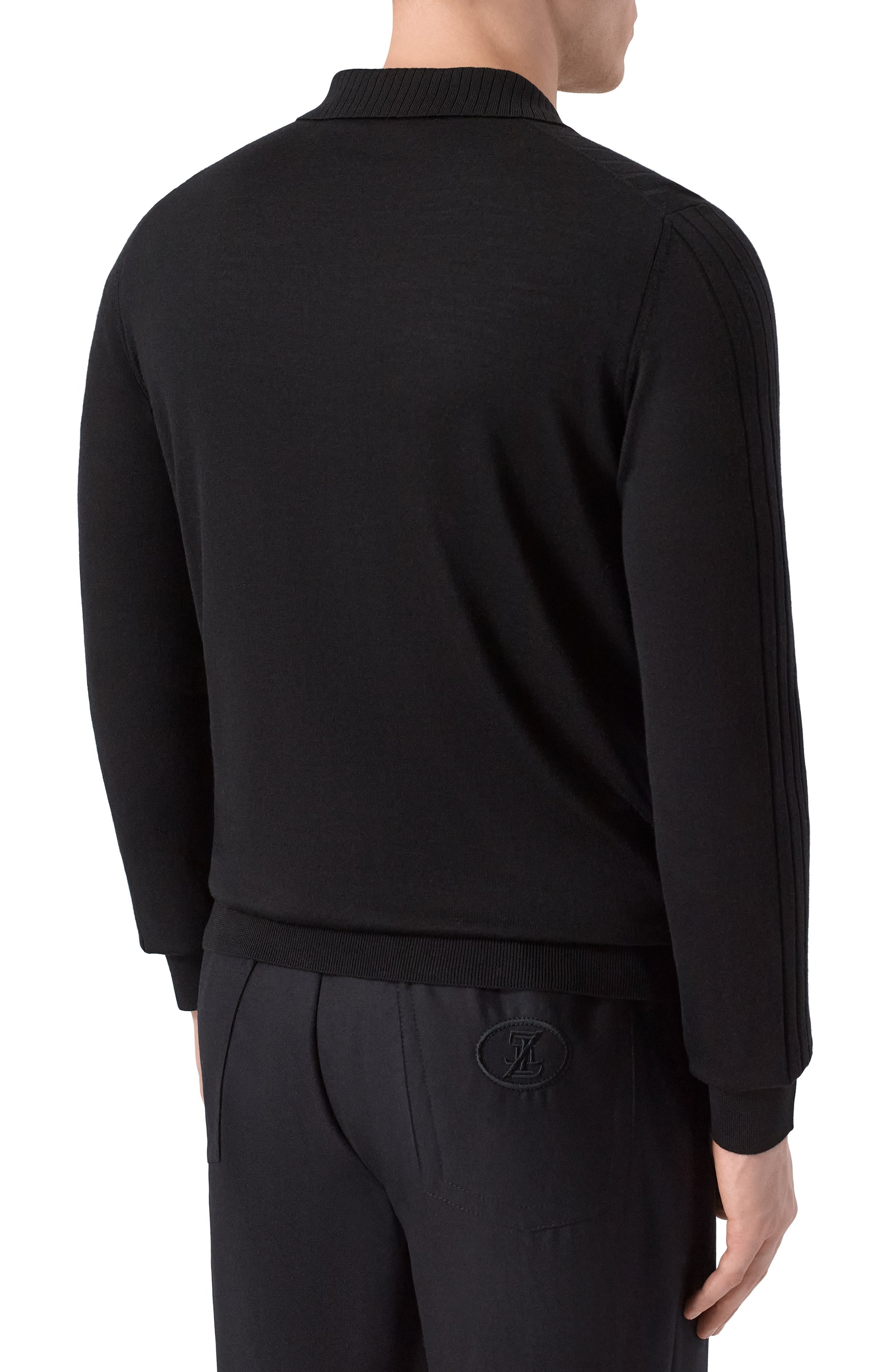 Поло из шерсти и шелка ZILLI, арт. KZP001M0230VZRD00, фото 4