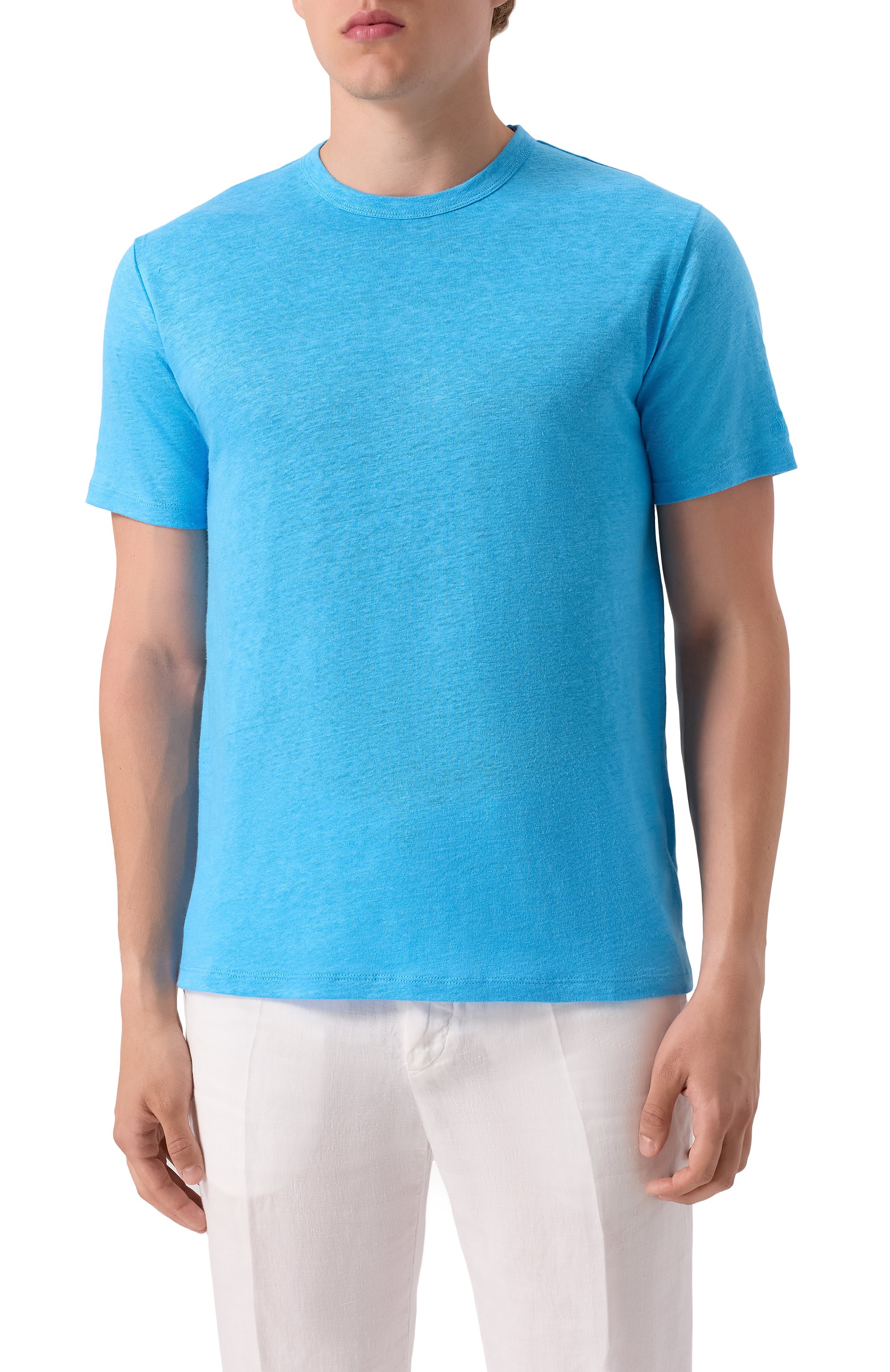 Льняная футболка MC2 SAINT BARTH, арт. STBM ECSTASEA/02356H, фото 3