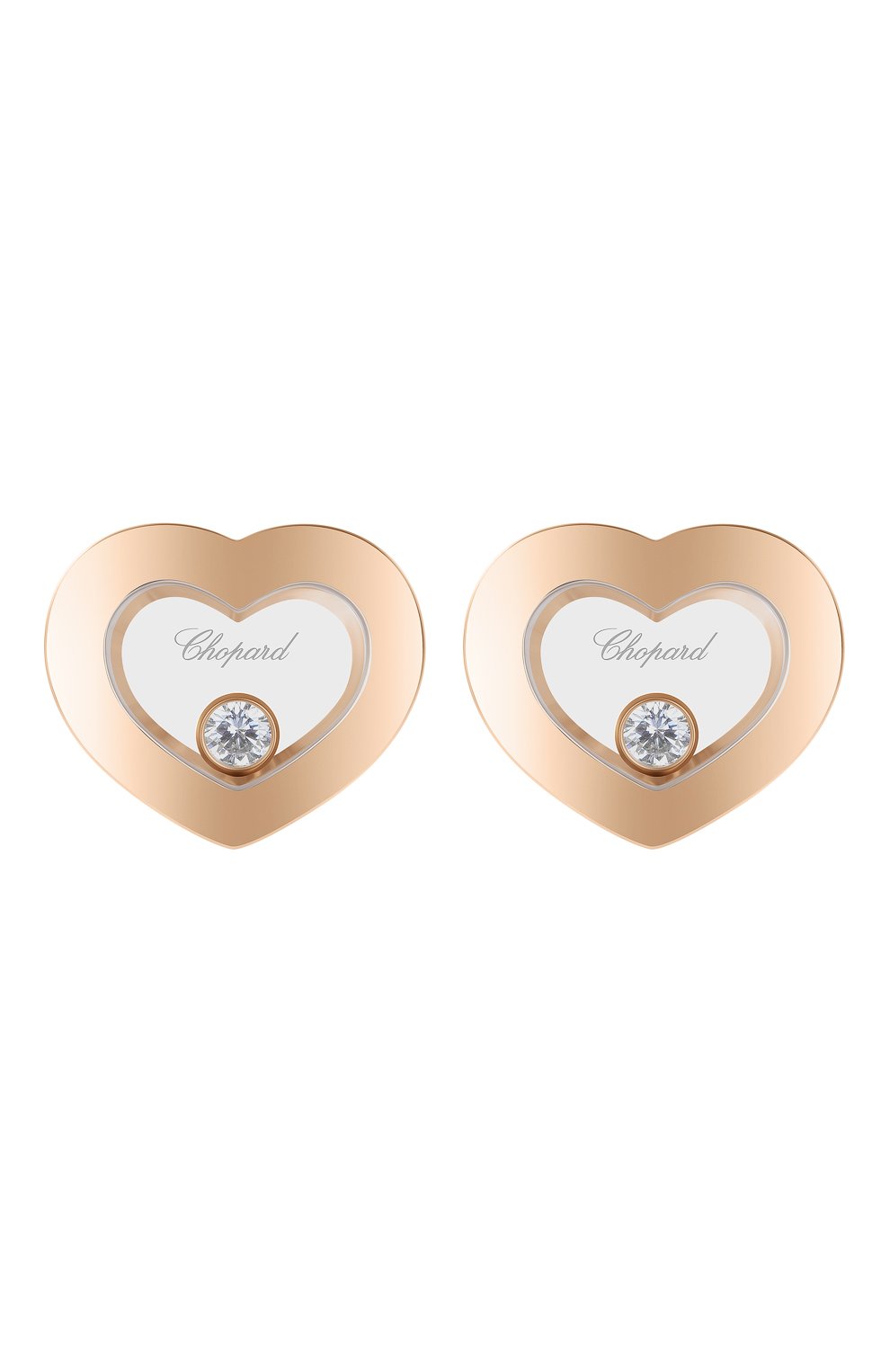 Серьги CHOPARD бесцветного цвета по цене 455000 руб., арт. 83A054-5001, фото 1 Серьги CHOPARD, арт. 83A054-5001, фото 1