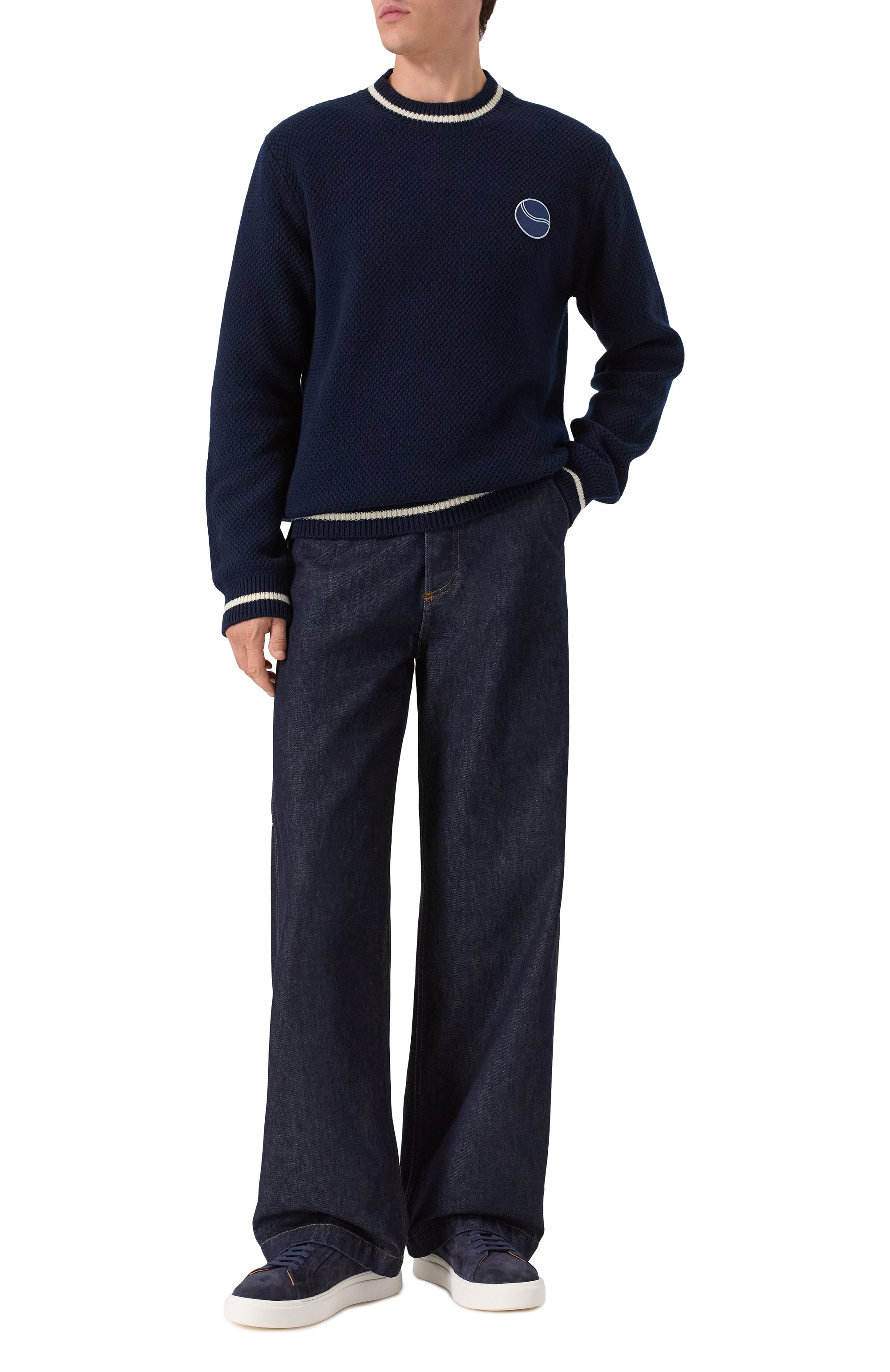 Шерстяной свитер KITON, арт. UMM070502, фото 2