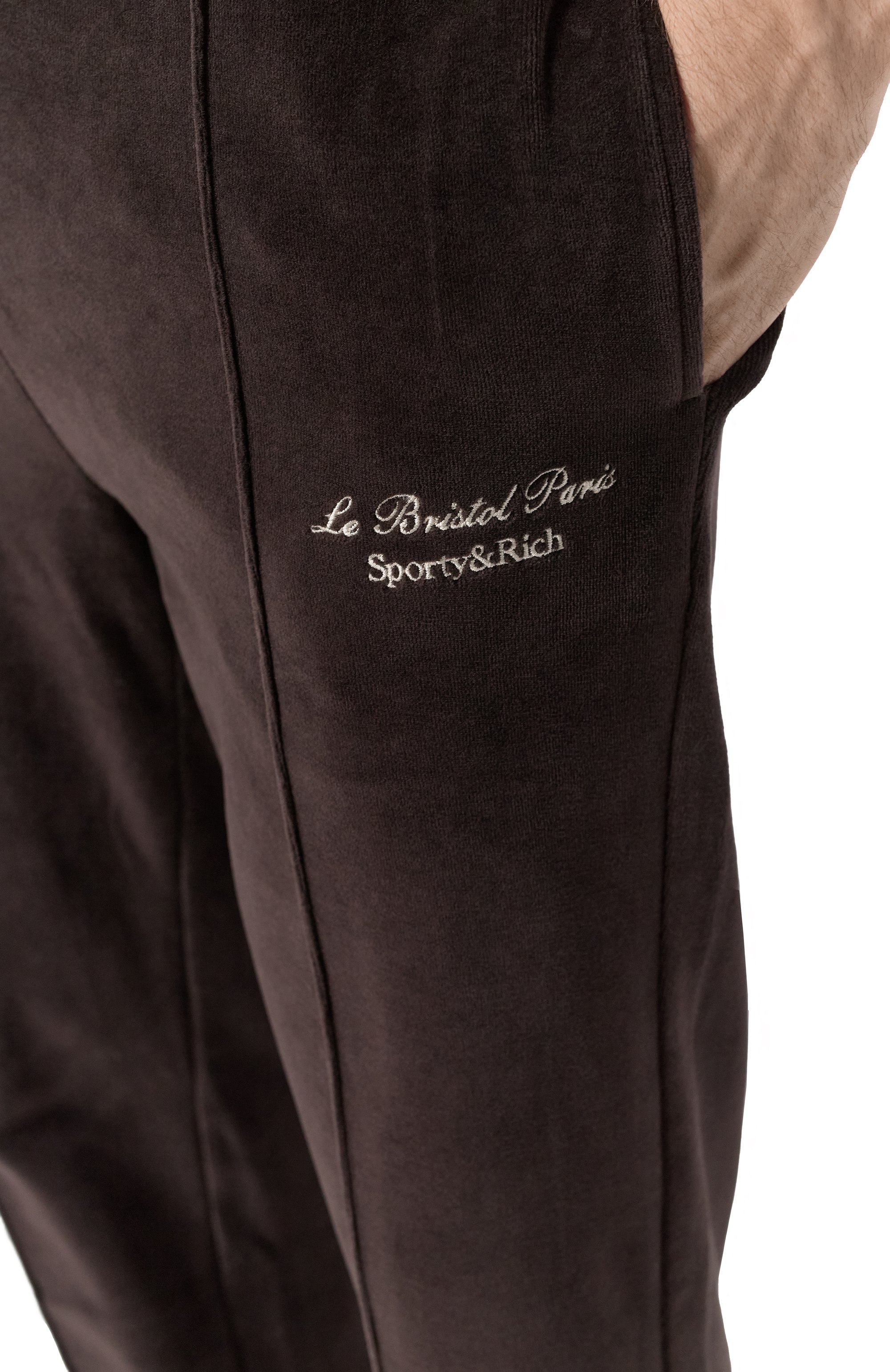 Хлопковые брюки sporty & rich x le bristol paris SPORTY AND RICH, арт. PA034517619BR03, фото 5