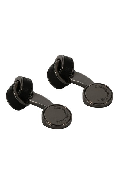 Запонки с кожаной отделкой ZEGNA, арт. ZCL0849, фото 1