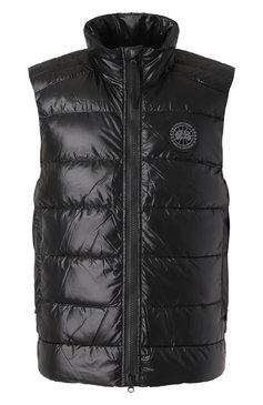 Мужской пуховый жилет crofton CANADA GOOSE черного цвета, арт. 2229MB | Фото 1 (Материал сплава: Проставлено; Драгоценные камни: Проставлено; Длина (верхняя одежда): Короткие; Материал утеплителя: Пух и перо; Материал подклада: Синтетический материал; Стили: Кэжуэл; Мужское Кросс-КТ: жилеты-объемные; Материал внешний: Синтетический материал)
