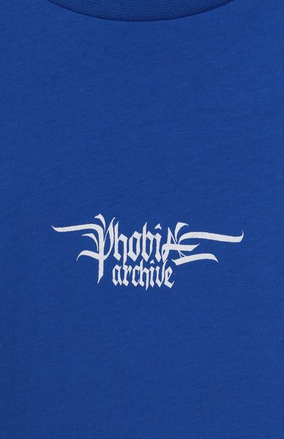 Хлопковая футболка PHOBIA ARCHIVE, арт. PHK00759, фото 3