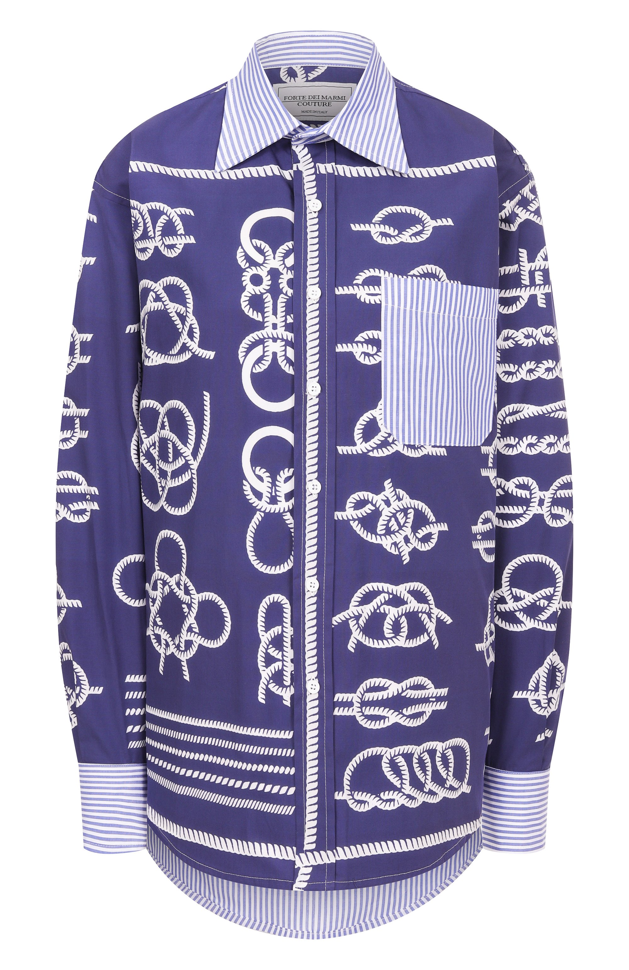 Хлопковая рубашка FORTE DEI MARMI COUTURE, арт. 25SF5123, фото 1