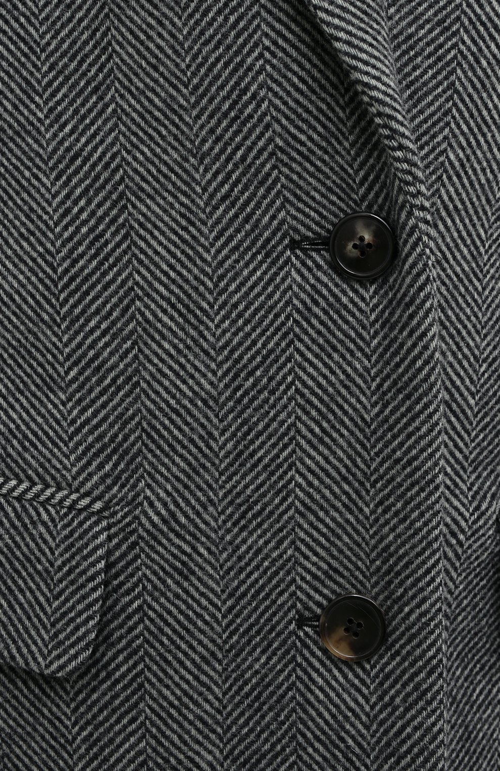 Шерстяное пальто DRIES VAN NOTEN серого цвета по цене 177500 руб., арт. 202-10202-1035, фото 5 Шерстяное пальто DRIES VAN NOTEN, арт. 202-10202-1035, фото 5