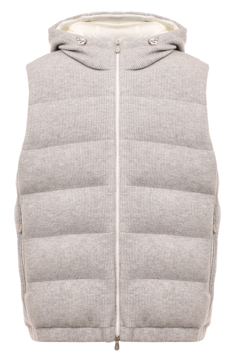 Пуховый жилет из кашемира BRUNELLO CUCINELLI, арт. M221P249, фото 1