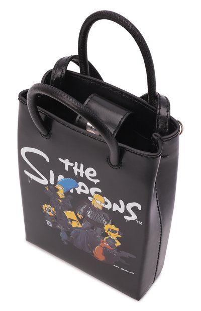 Кожаная сумка balenciaga x the simpsons BALENCIAGA, арт. 593826/23VBN, фото 5
