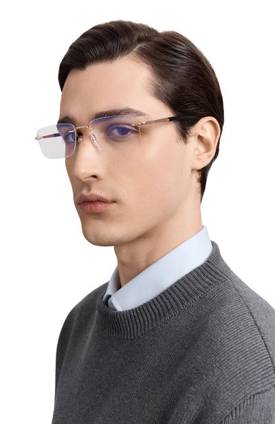 Оправа DAVID BECKHAM золотого цвета по цене 28500 руб., арт. DB1202 RHL, фото 2 Оправа DAVID BECKHAM, арт. DB1202 RHL, фото 2