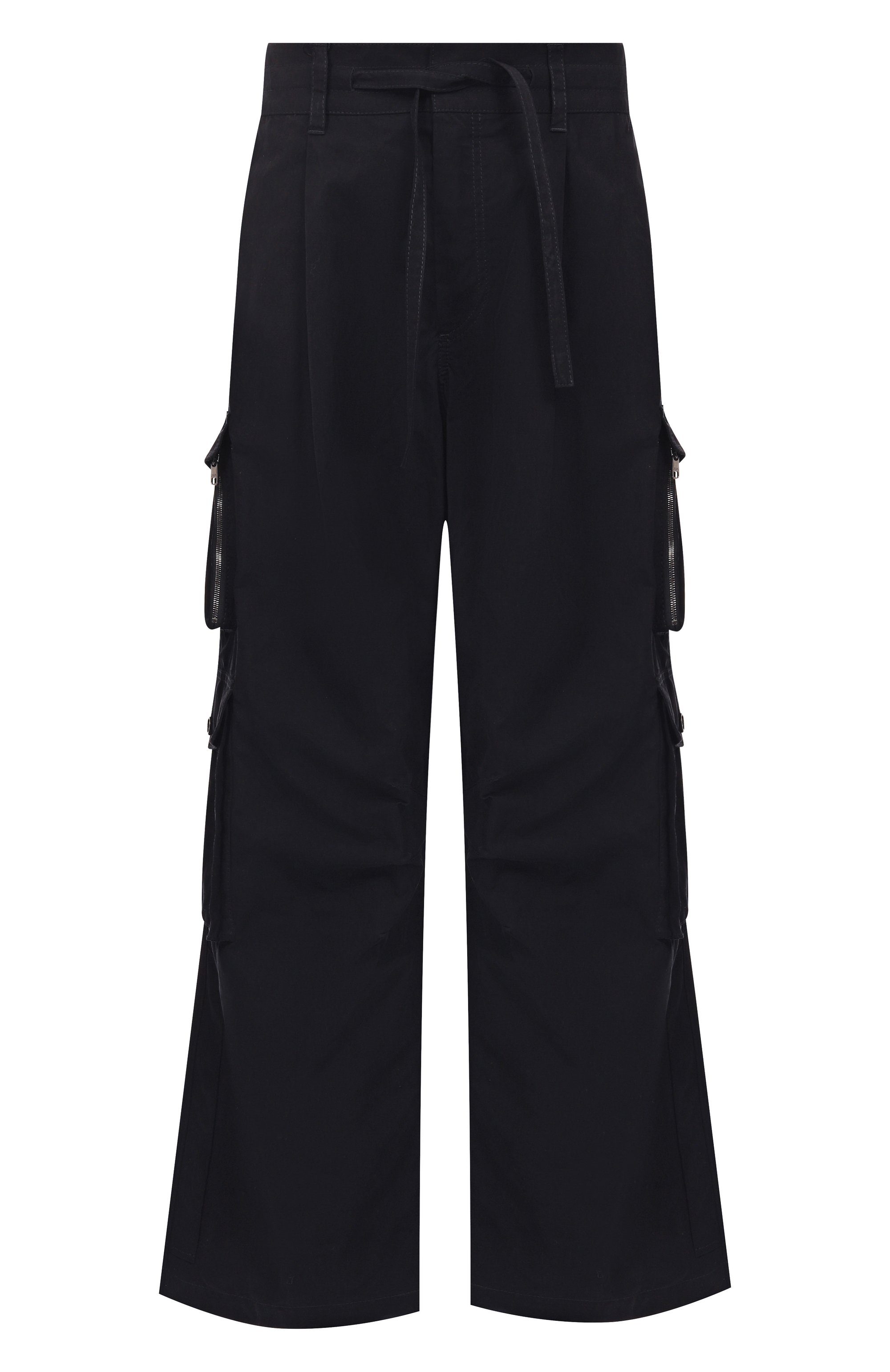 Брюки-карго DOLCE & GABBANA черного цвета по цене 189500 руб., арт. GP15UT/HUMS8, фото 1 Брюки-карго DOLCE & GABBANA, арт. GP15UT/HUMS8, фото 1