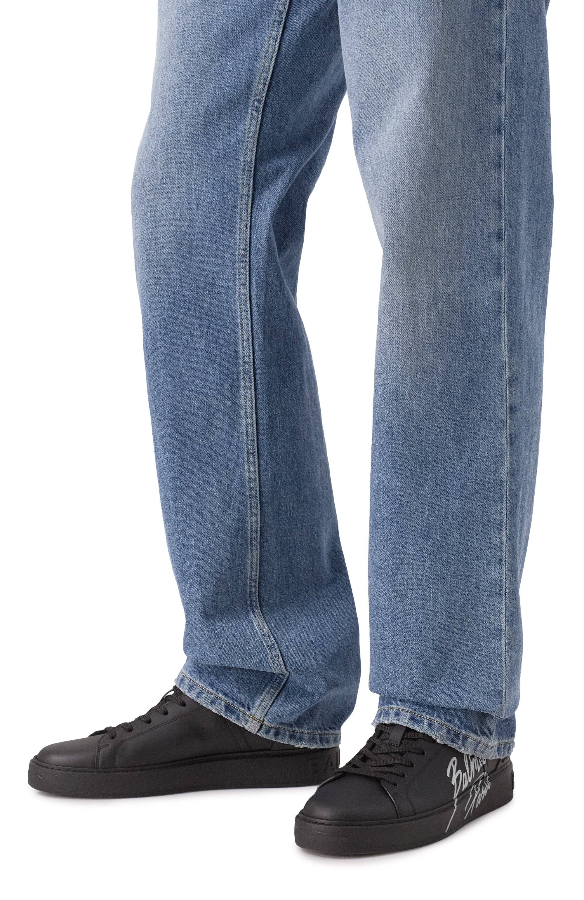 Кожаные кеды b-court BALMAIN, арт. EM0VI288/LIPB, фото 3