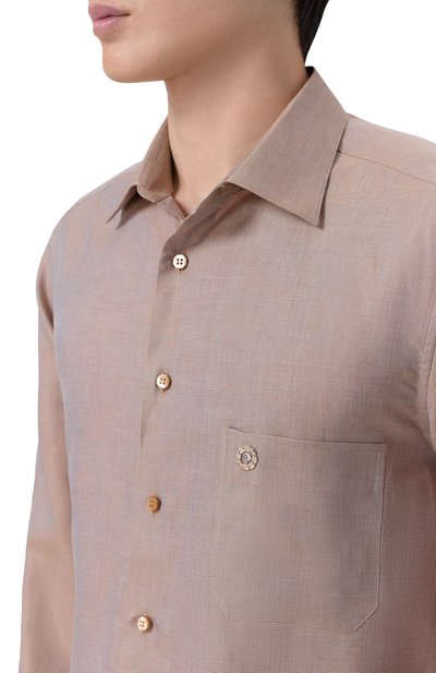 Рубашка из хлопка и льна STEFANO RICCI, арт. MC008361/R3165, фото 5