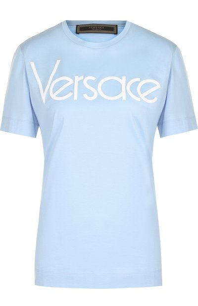 Хлопковая футболка с логотипом бренда VERSACE, арт. A80805/A201952, фото 1