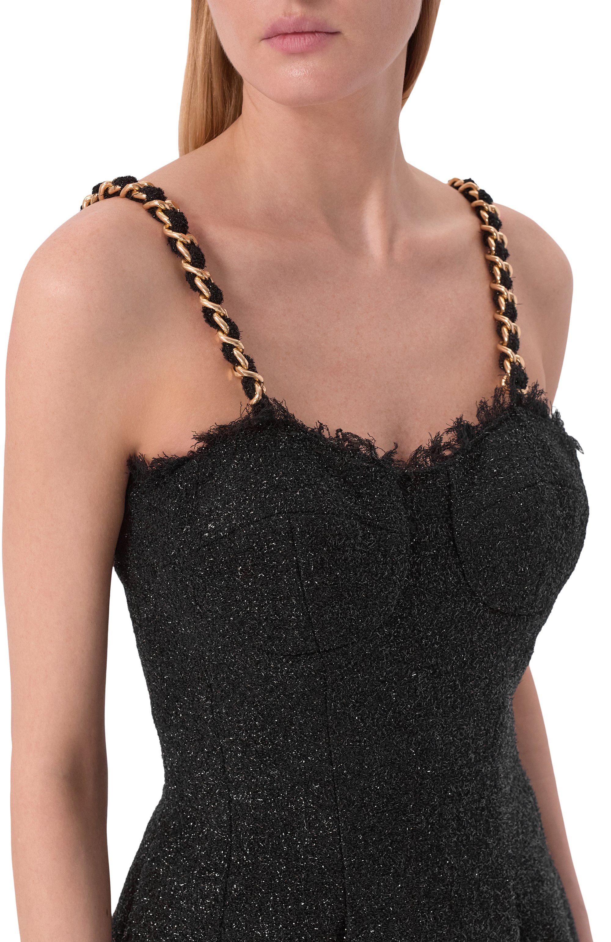 Платье BALMAIN черного цвета по цене 330000 руб., арт. HF1R2302/WD65, фото 5 Платье BALMAIN, арт. HF1R2302/WD65, фото 5