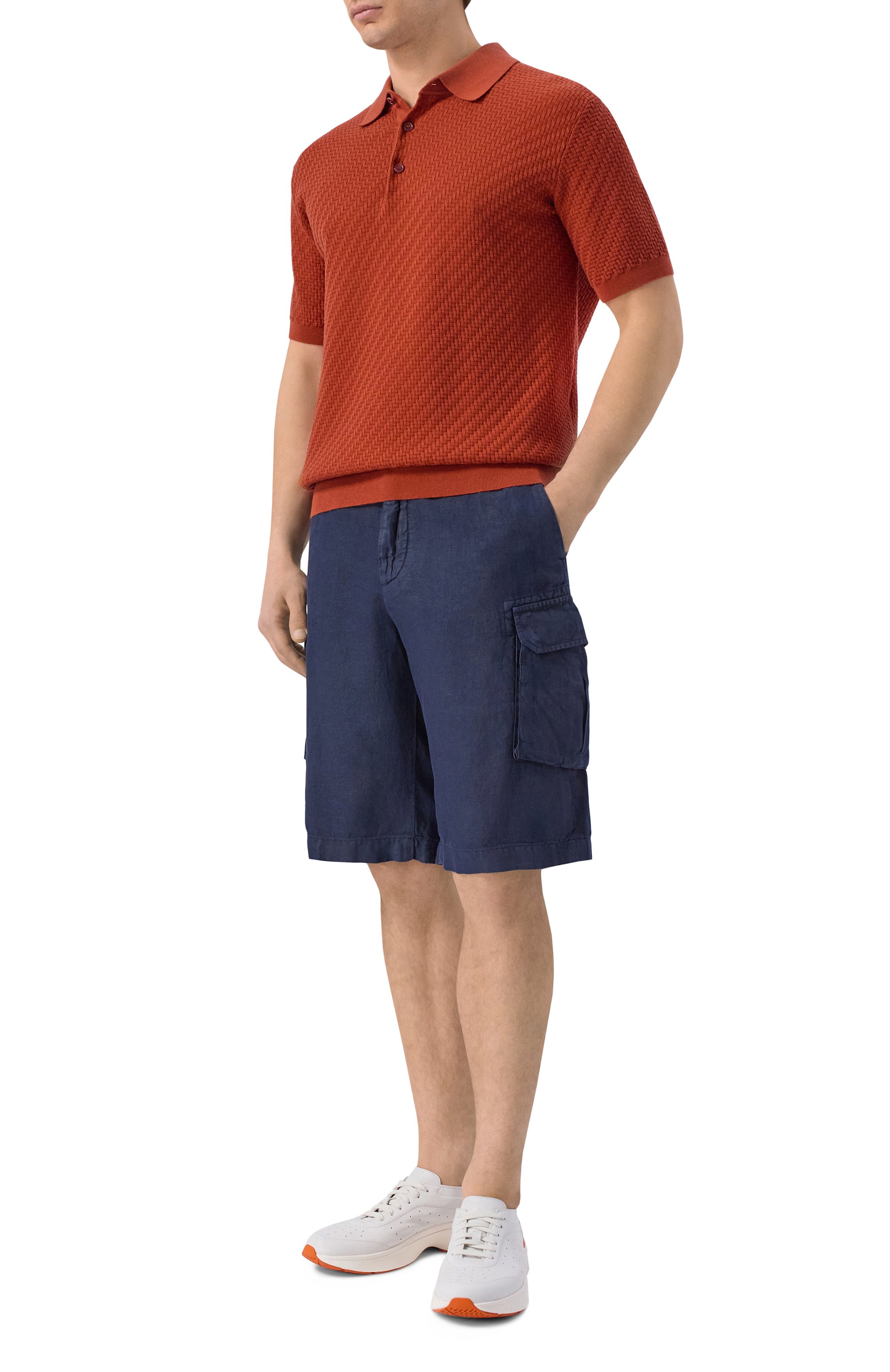 Льняные шорты JACOB COHEN, арт. JUR_NR019 001 T891A T0, фото 2