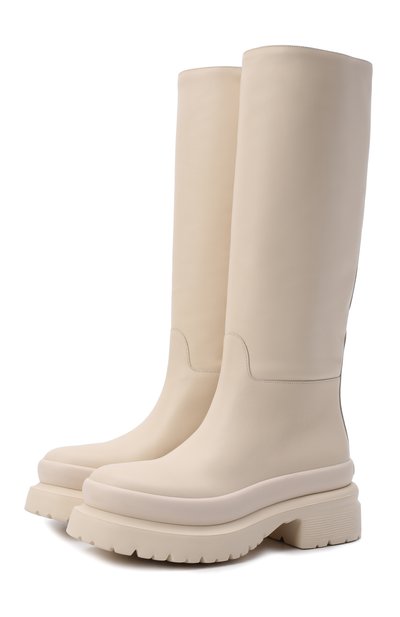 Кожаные сапоги roman stud VALENTINO, арт. WW0S0DB3/NKD, фото 1