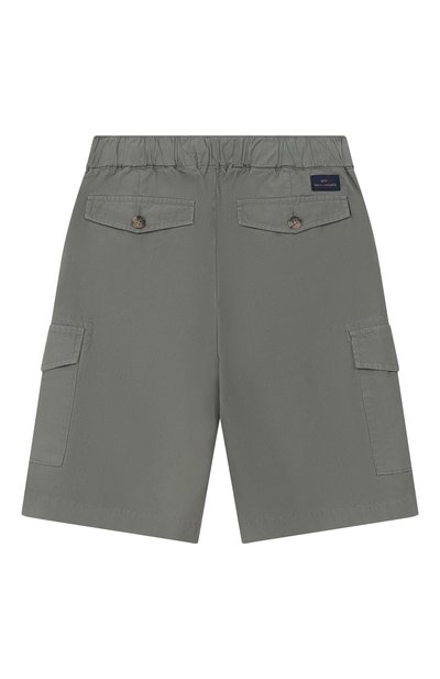 Хлопковые шорты-карго PAUL & SHARK JUNIOR, арт. WUQ002/LLC05/6A-8A, фото 2