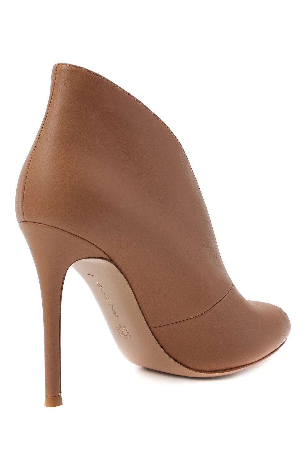 Кожаные ботильоны vamp GIANVITO ROSSI, арт. G53260.15RIC.NVIPRAL, фото 4