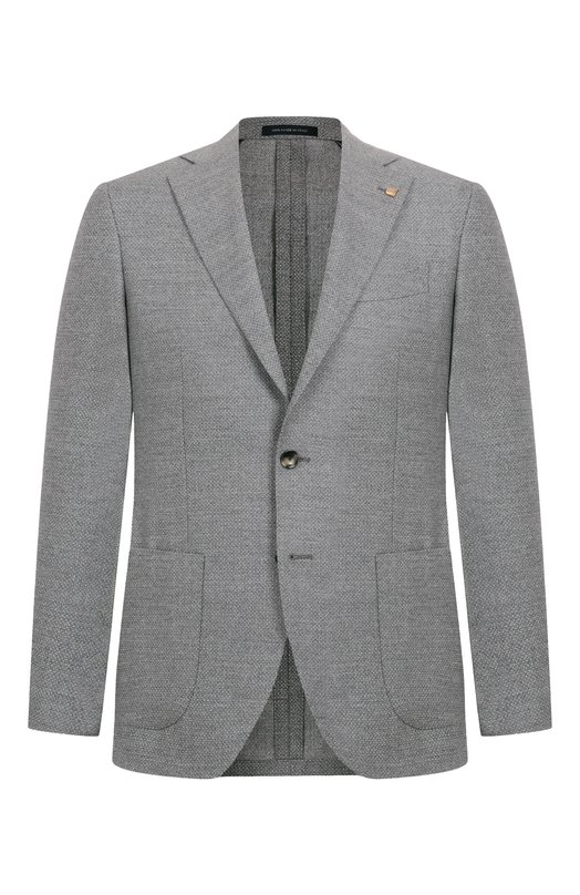 Шерстяной пиджак Sartoria Latorre EF74/UI0234 Серый EF74/UI0234